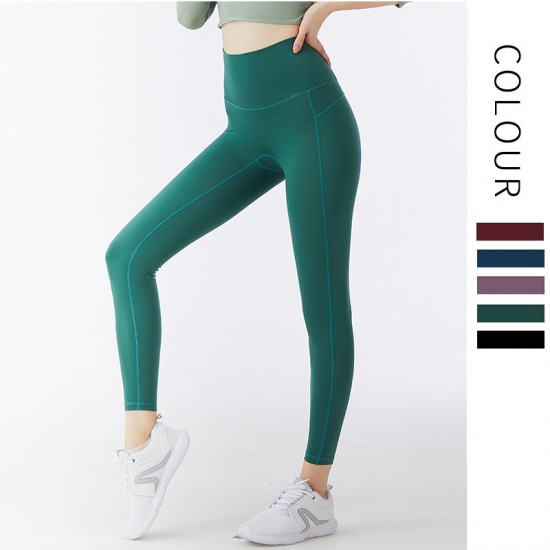 Onebas Yoga Pants Comfort Full Leggings With Body Shaper Activewear