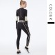 Onebas Yoga Sports Set With Black Sports Comefort Black Leggings Outfit