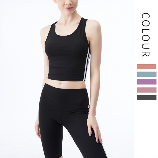Onebas Yoga Sports Set With Black Sports Comefort Leggings Outfit 4 Colors