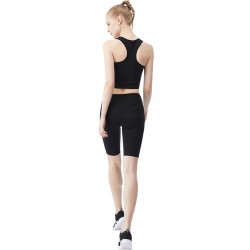 Onebas Yoga Sports Set With Black Sports Comefort Leggings Outfit 4 Colors