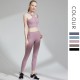 Onebas Yoga Sports Set With Sports Comefort Leggings Outfit 3 Colors
