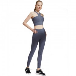 Onebas Yoga Sports Set With Sports Comefort Leggings Outfit 3 Colors