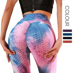 Onebas Yoga Bubble Pants With High-Waisted Athletic Trousers For Running Workout 11 Colors