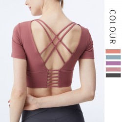 Onebas Comfort Backless Activewear With Sports Leggings 7 Colors