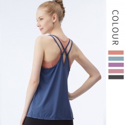 Onebas Comfort Fitness Wear With Yoga Tanks Top 2 Colors