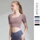 Onebas Fitness Wear T-Shirt With Comfort Yoga Body Shaper Activewear 3 Colors