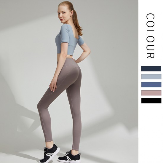 Onebas Fitness Wear T-Shirt With Comfort Yoga Body Shaper Activewear 3 Colors