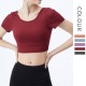 Onebas T-Shirt Comefort Fitness Wear With Backless Sports Top 4 Colors