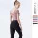 Onebas Yoga Fitness Wear With Black Sports Top 4 Colors
