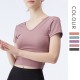 Onebas Yoga Fitness Wear With Black Sports Top 4 Colors