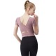 Onebas Yoga Fitness Wear With Black Sports Top 4 Colors
