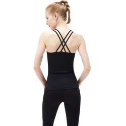 Onebas Yoga Fitness Wear With Comfort Full Sports Tank Top 3 Colors