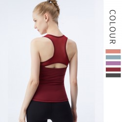 Onebas Yoga Fitness Wear With Comfort Sports Black Tank Top 3 Colors