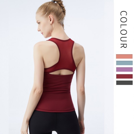 Onebas Yoga Fitness Wear With Comfort Sports Black Tank Top 3 Colors