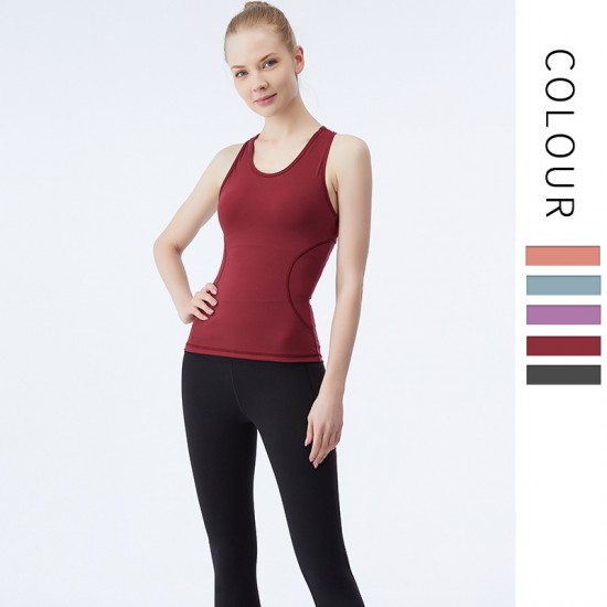 Onebas Yoga Fitness Wear With Comfort Sports Black Tank Top 3 Colors