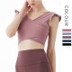 Onebas Yoga Fitness Wear With Pink Sports Top 5 Colors