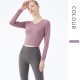 Onebas Yoga Fitness Wear With Red Leggings Top 4 Colors