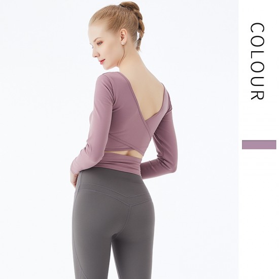 Onebas Yoga Fitness Wear With Red Leggings Top 4 Colors