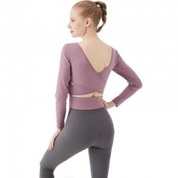 Onebas Yoga Fitness Wear With Red Leggings Top 4 Colors
