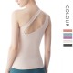 Onebas Fitness Suit With One Shoulder Sports Bra 4 Colors