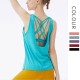 Onebas Yoga Sports Activewear With Blue Tank Top 3 Colors