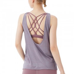 Onebas Yoga Sports Activewear With Blue Tank Top 3 Colors