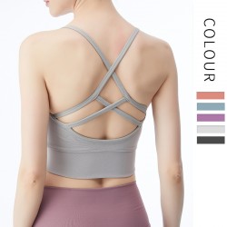 Onebas Yoga Sports Bra With Body Shaper Comfort Tank Top 3 Colors