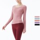 Onebas Yoga T-Shirt Fitness Wear With Comfort Backless Sports Top 3 Colors