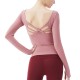 Onebas Yoga T-Shirt Fitness Wear With Comfort Backless Sports Top 3 Colors