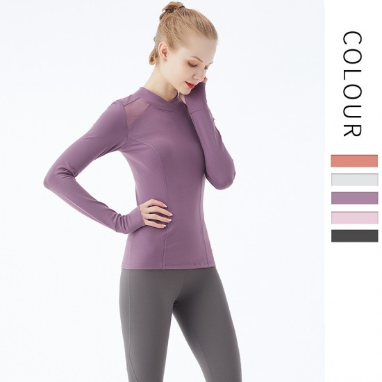 Onebas Yoga T-Shirt Fitness Wear With Comfort Sports Top 2 Colors