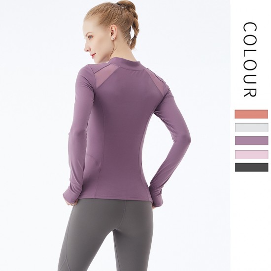 Onebas Yoga T-Shirt Fitness Wear With Comfort Sports Top 2 Colors