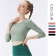Onebas Yoga Tank Top With Body Shaper Long Sleeve Leggings 3 Colors
