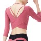 Onebas Yoga Tank Top With Body Shaper Long Sleeve Leggings 3 Colors