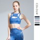 Onebas Yoga Tank Top With Gray Blue Body Shaper Leggings 5 Colors
