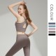 Onebas Yoga Tanks Top With Gray Fitness Wear Body Shaper Leggings 3 Colors