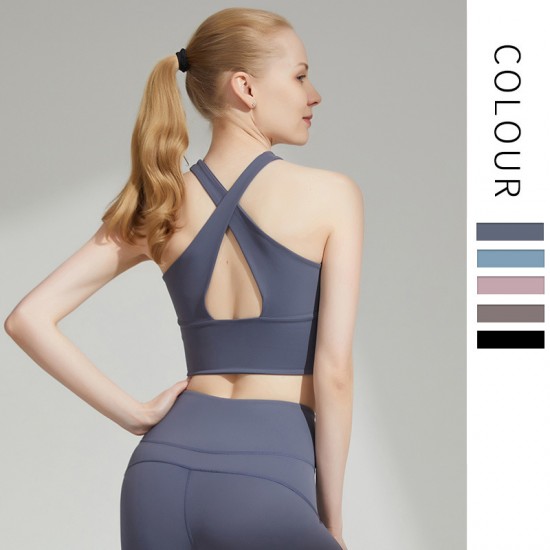 Onebas Yoga Tanks Top With Gray Fitness Wear Body Shaper Leggings 3 Colors
