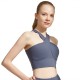 Onebas Yoga Tanks Top With Gray Fitness Wear Body Shaper Leggings 3 Colors